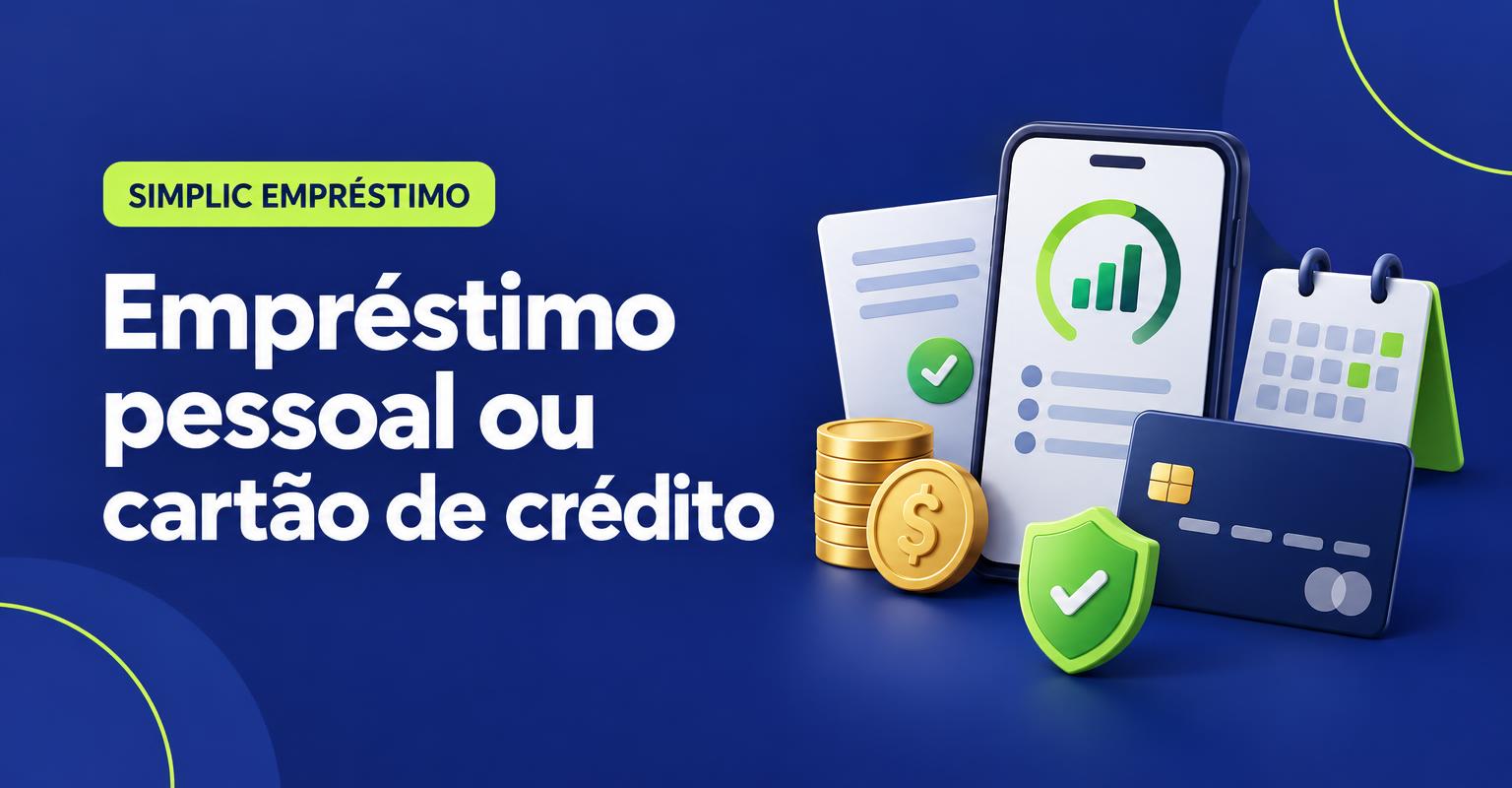 Empréstimo pessoal ou cartão de crédito: qual vale mais a pena?